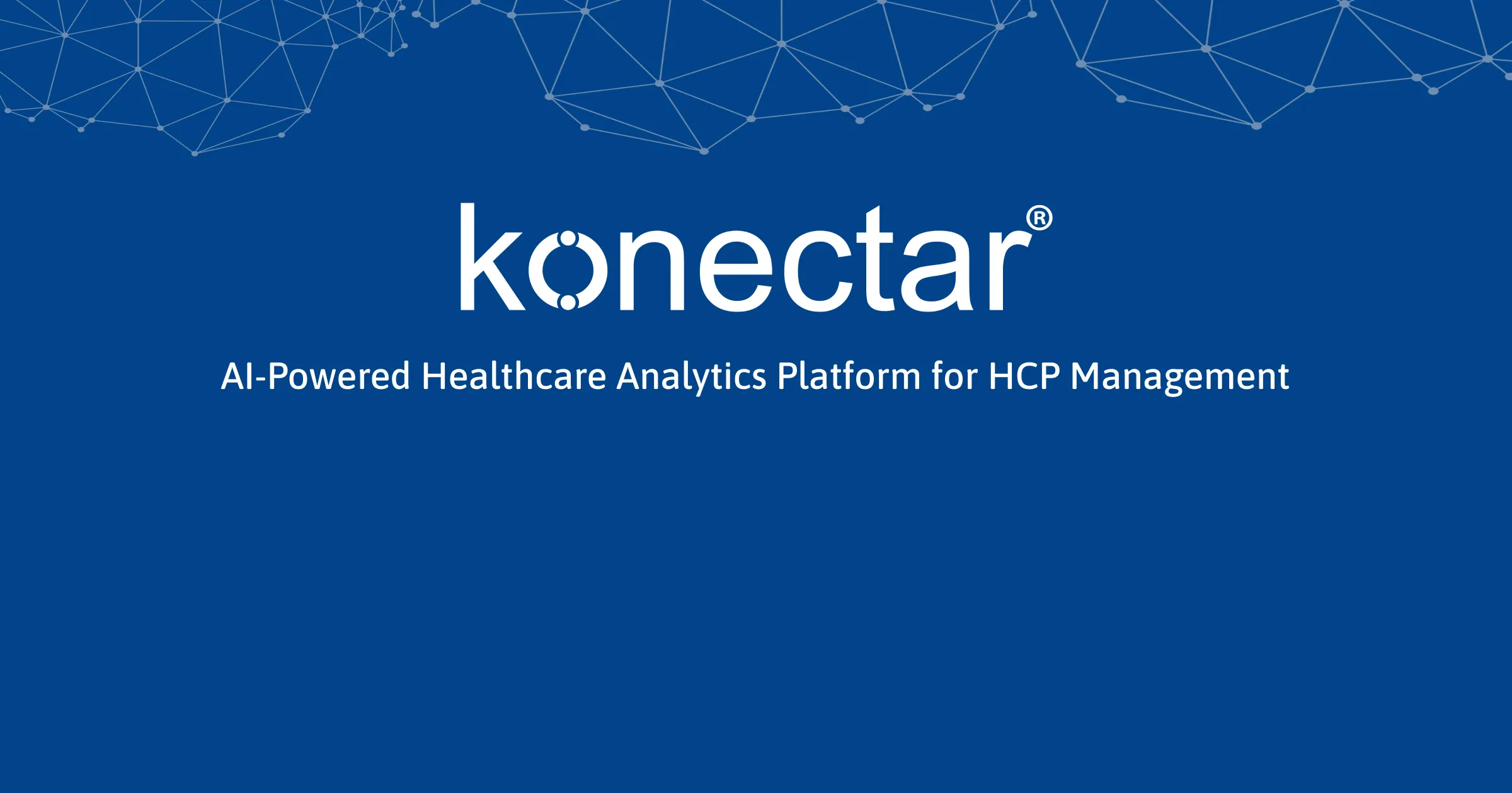 AI-Powered konectar: Revolutionizing HCP Management