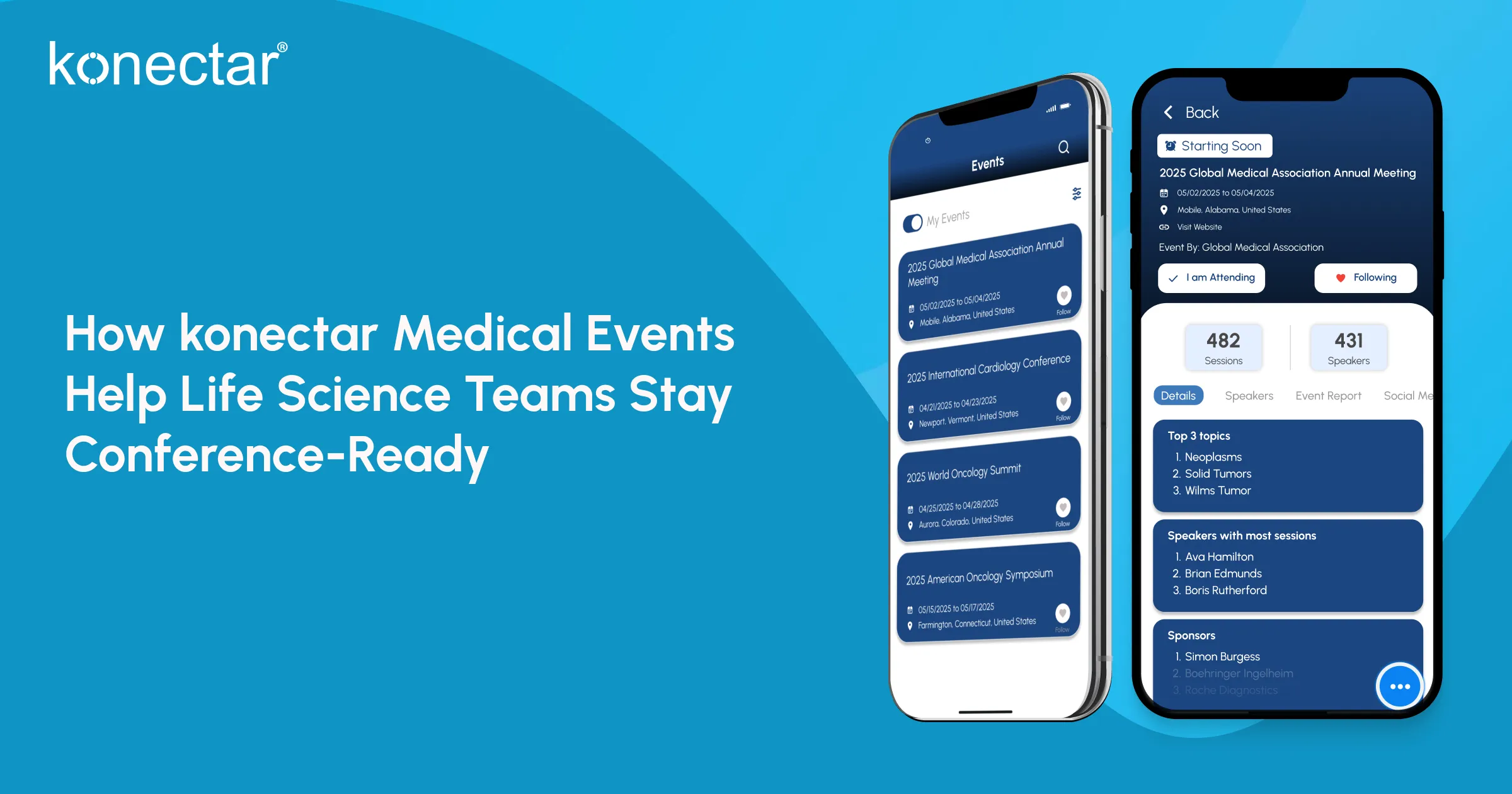 How konectar Medical Events Help Life Science Teams Stay Conference-Ready