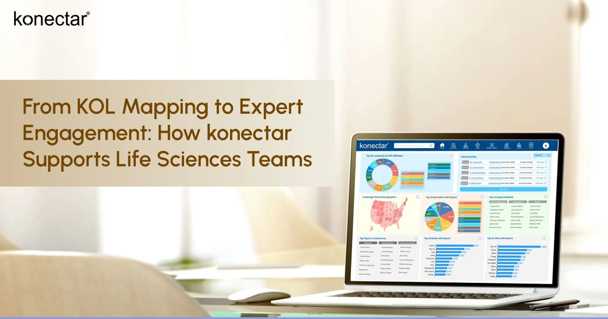 From KOL Mapping to Expert Engagement: How konectar Supports Life Sciences Teams